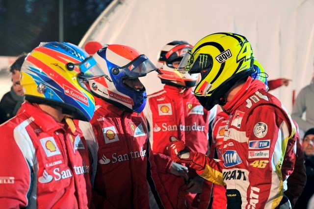 Alonso - Fisichella - Rossi